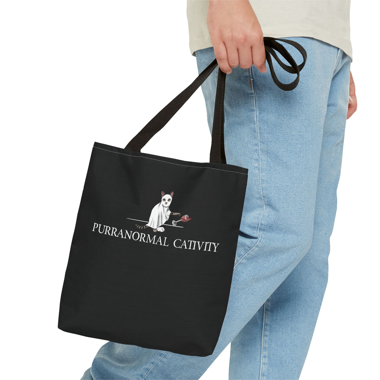 Tote Bag - Purranormal Cativity Design by Nina