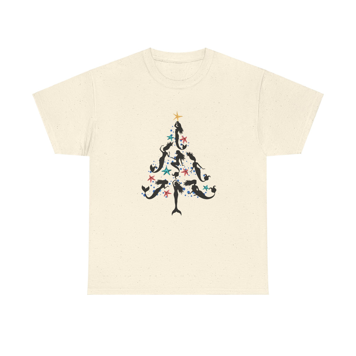 Adult Mermaid Christmas Tree T-Shirt