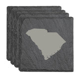 South Carolina Slate Coasters - Set of 4 - 17 design options