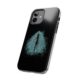 Fish at Heart Flounder Purrmaid Phone Case — Hand-Drawn Nautical Cat Design