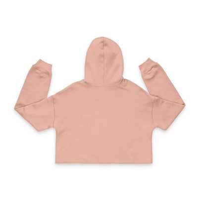 Cropped Hoodie - Fish at Heart Flounder the Purrmaid Line Drawing