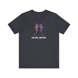 Never Better Mermaid Skeletons Wine Shirt Bella+Canvas Graphic Tee
