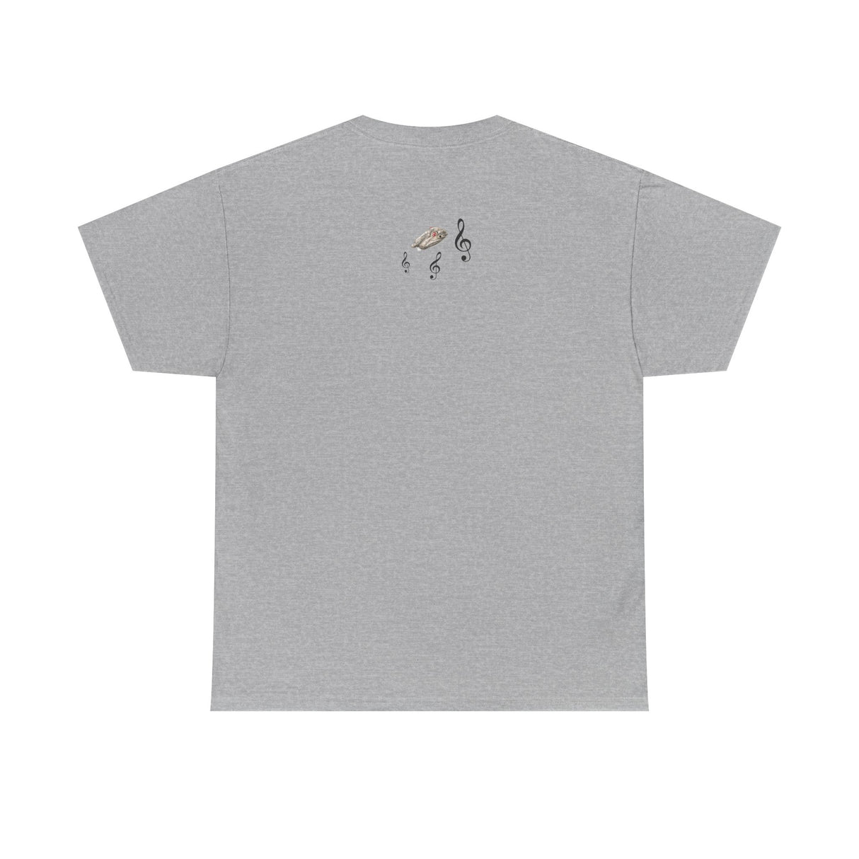 T-Shirt Treble Maker featuring Flounder the Purrmaid Playing Piano Design