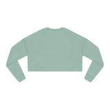 Stay Weird Cropped Sweatshirt — Flocahontas & Mouse Toy Artwork