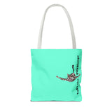Tote Bag - Purr-lunge Design featuring Flounder the Purrmaid