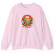 Skeleton Sun of a Beach sweatshirt in light pink