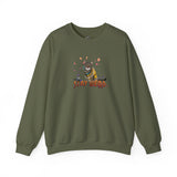 Stay Weird Sweatshirt — Hand-Drawn Flounder & Mouse Toy Hug Crewneck