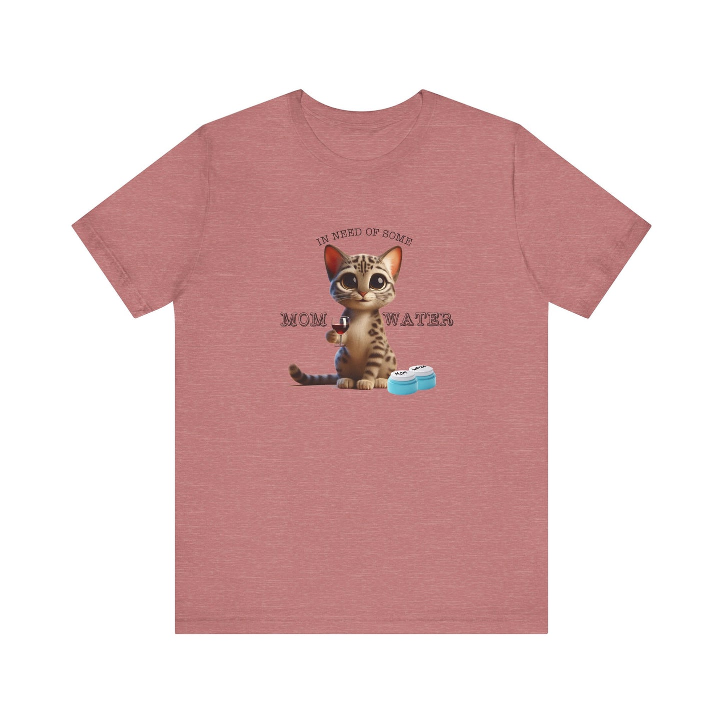 Adult Funny Cat Wine Tee