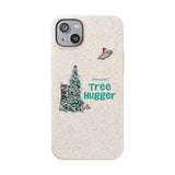 Phone Case with Christmas Tree Hugger Design