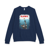 Purrmaid Flounder 'CLAWS' Raglan Crewneck