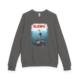 Purrmaid Flounder 'CLAWS' Raglan Crewneck