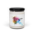Wingapo scented soy candle, 9 oz glass jar with the hand drawn Wingapo design by Nina Leipold