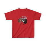 Kids Tee - Treble Maker Design Hand Drawn by Flounder's Mom, Nina Featuring Flounder the Purrmaid Playing Piano for Mouse Toy