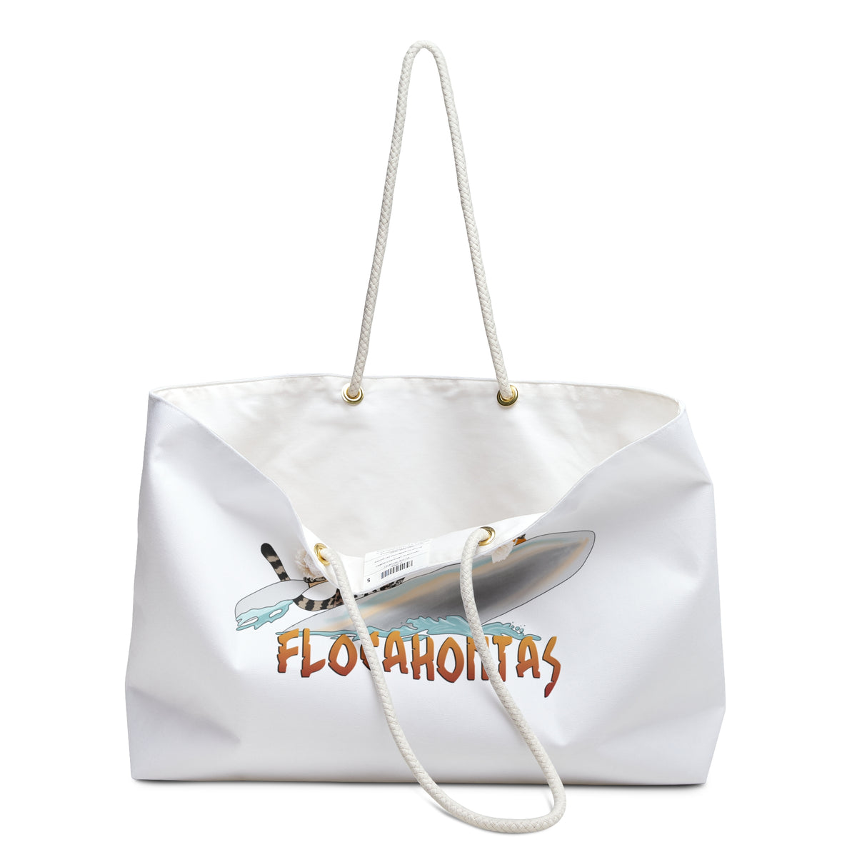 Weekender Bag Flocahontas featuring Flounder the purrmaid and Mouse Toy