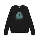 Flounder the Purrmaid Raglan Crewneck — "Fish at Heart" French Terry