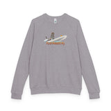 Raglan Crewneck Flocahontas and Mouse Toy Design by Nina