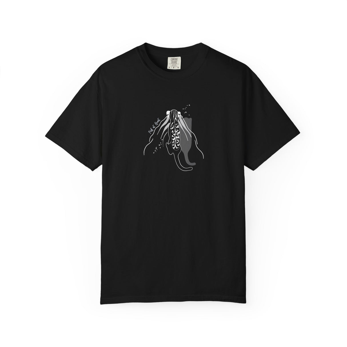 T-Shirt - Fish at Heart with Flounder the Purrmaid Design