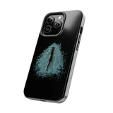 Fish at Heart Flounder Purrmaid Phone Case — Hand-Drawn Nautical Cat Design