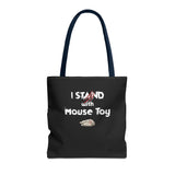 Mouse Toy Tote Bag - Hand Drawn Design by Nina