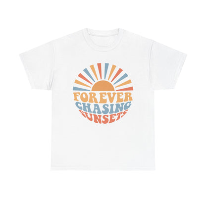 Forever Chasing Sunsets Cotton Tee