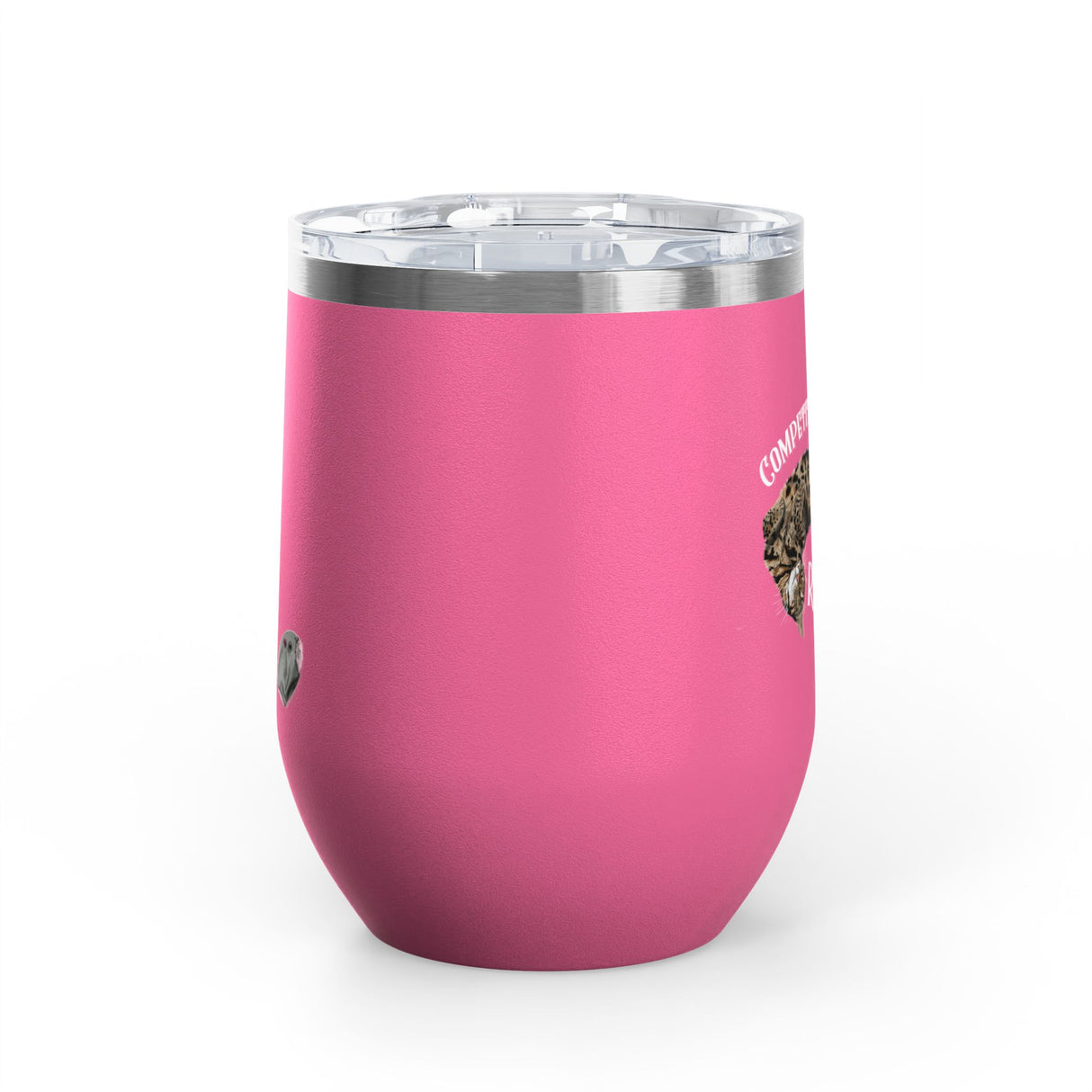 Wine Tumbler — "Competitive Rester" Flounder Design (12 oz)