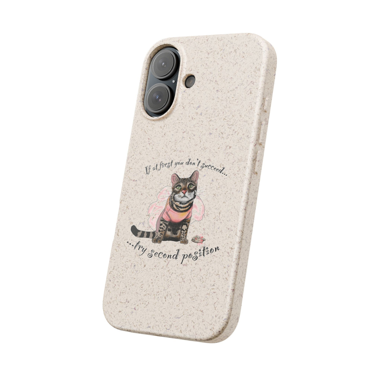 Phone Case - Flounder and Mouse Toy in Ballet Tutus Design by Nina