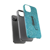 Phone Cases Purrmaid Painting featuring Flounder
