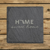 Florida Slate Coaster Set – Engraved Natural Stone (Set of 4)