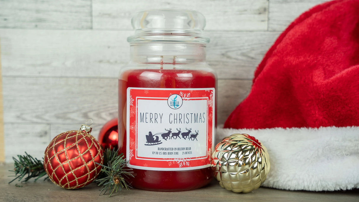 Merry Christmas Candle