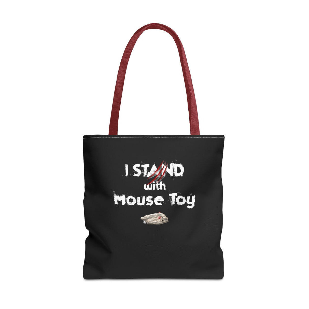 Mouse Toy Tote Bag - Hand Drawn Design by Nina