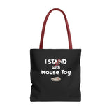 Mouse Toy Tote Bag - Hand Drawn Design by Nina
