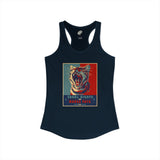 Vote Fish 2028 Racerback Tank — "Equal Rights for Mouse Toys" Purrmaid Funny Campaign