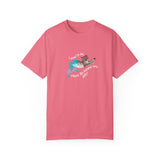 Mermaid Cat Purrmaid 'I Want to Be Where the People Are Not' Comfort Colors T-Shirt