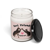 Best Friends Forever Soy Candle — 9oz Scented Candle with Fiki & Flounder High-Five Design