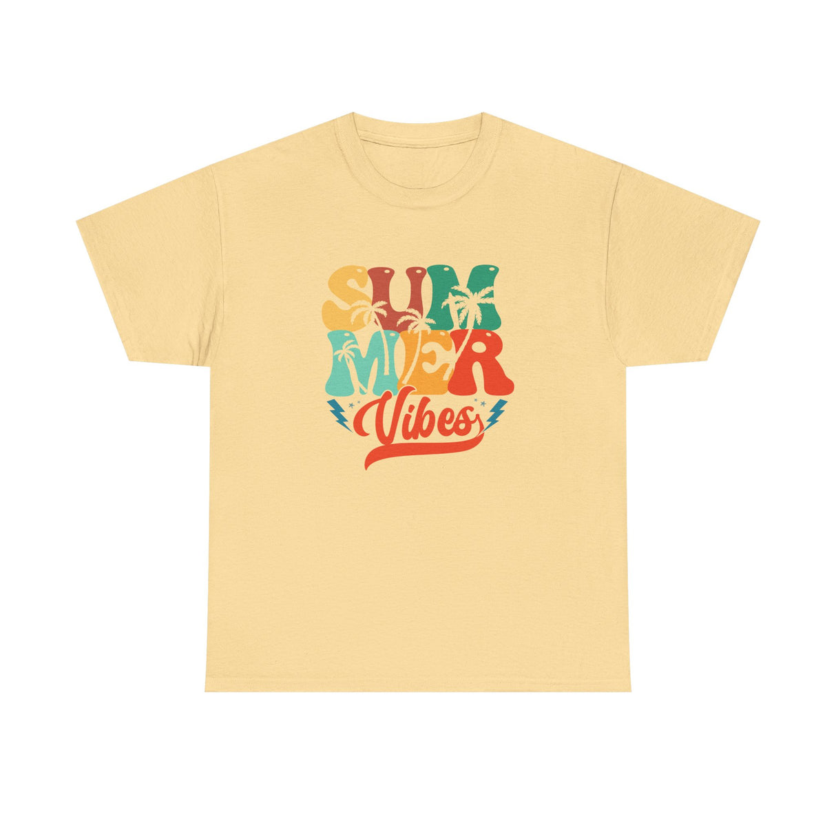 Retro Summer Vibes Unisex Cotton Tee
