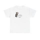Funny Flounder Cat Wine Unisex Tee