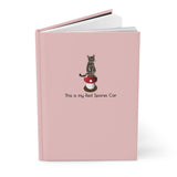 This is my Red Spores Car Hardcover Journal Matte featuring Flounder and Mouse Toy