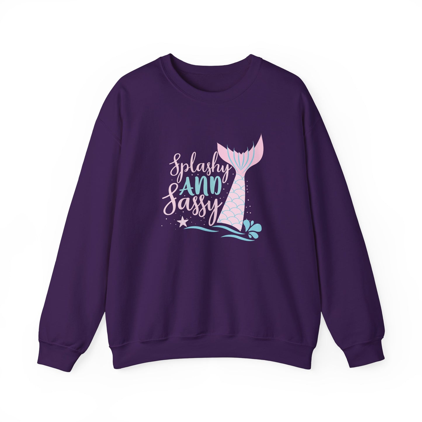 Mermaid Sweatshirt - Splashy and Sassy Unisex Crewneck