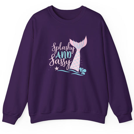 Mermaid Sweatshirt - Splashy and Sassy Unisex Crewneck
