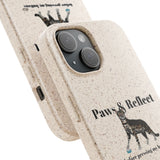 Phone Case - Paws and Reflect Biodegradable Case featuring Flounder the Purrmaid by Nina