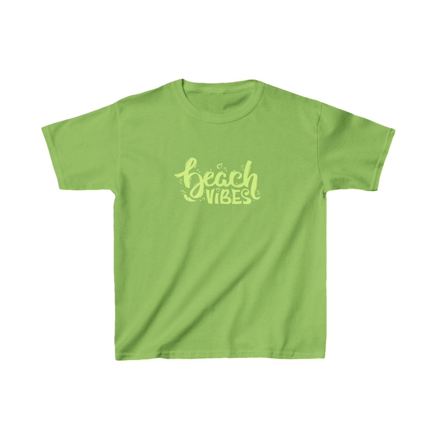 Youth Beach Vibes T-Shirt - Soft Cotton Kids Tee for Everyday Wear