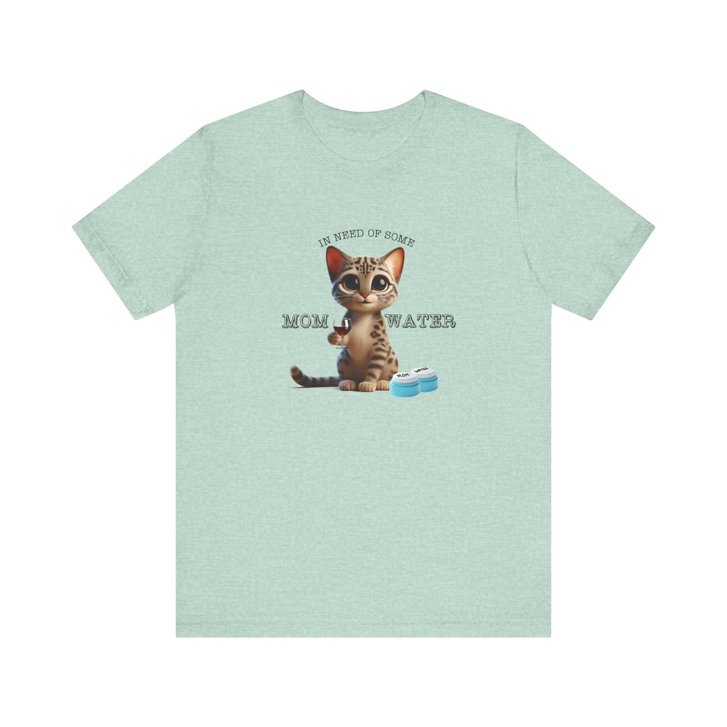 Adult Funny Cat Wine Tee