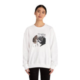 Unisex Sweatshirt - Treble Maker Design featuring Flounder the Purrmaid Playing Piano for Mouse Toy