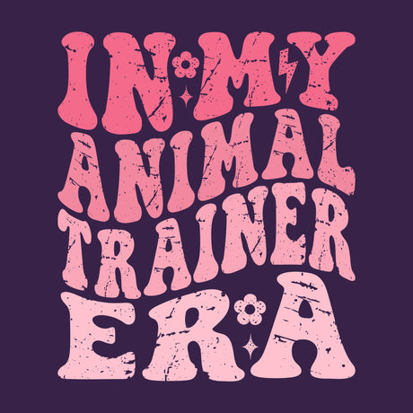 Close up of the design on the Retro Animal Training Era Sweatshirt