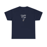 Light it Up Unisex Tee - Mouse Toy Menorah Design