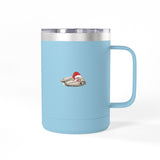 Coffee Mug Tumbler - Christmas Tree Hugger Design
