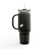 Insulated Travel Mug — "Competitive Rester" Flounder Design (40oz)