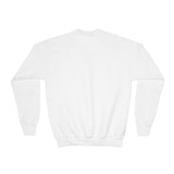 Tricks for Treats Youth Crewneck Sweatshirt — Flounder in Halloween Bravery Tutu Ballet Design