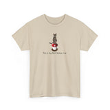 Red Spores Car Unisex Heavy Cotton Tee featuring Flounder and Mouse Toy on the Magical Mushroom