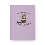 Hardcover Journal Matte - Flounder and Mouse Toy Ballet Tutus Design by Nina